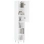 vidaXL Highboard Hochglanz-Weiß 34,5x34x180 cm Holzwerkstoff vidaXL Highboard Hochglanz-Weiß 34,5x34x180 cm Holzwerkstoff