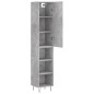 vidaXL Highboard Betongrau 34,5x34x180 cm Holzwerkstoff vidaXL Highboard Betongrau 34,5x34x180 cm Holzwerkstoff
