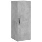 vidaXL Highboard Betongrau 34,5x34x180 cm Holzwerkstoff vidaXL Highboard Betongrau 34,5x34x180 cm Holzwerkstoff