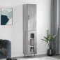 vidaXL Highboard Grau Sonoma 34,5x34x180 cm Holzwerkstoff vidaXL Highboard Grau Sonoma 34,5x34x180 cm Holzwerkstoff
