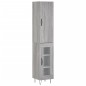 vidaXL Highboard Grau Sonoma 34,5x34x180 cm Holzwerkstoff vidaXL Highboard Grau Sonoma 34,5x34x180 cm Holzwerkstoff