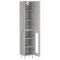 vidaXL Highboard Grau Sonoma 34,5x34x180 cm Holzwerkstoff vidaXL Highboard Grau Sonoma 34,5x34x180 cm Holzwerkstoff