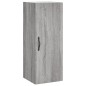 vidaXL Highboard Grau Sonoma 34,5x34x180 cm Holzwerkstoff vidaXL Highboard Grau Sonoma 34,5x34x180 cm Holzwerkstoff