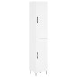vidaXL Highboard Weiß 34,5x34x180 cm Holzwerkstoff vidaXL Highboard Weiß 34,5x34x180 cm Holzwerkstoff