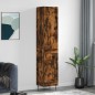 vidaXL Highboard Räuchereiche 34,5x34x180 cm Holzwerkstoff vidaXL Highboard Räuchereiche 34,5x34x180 cm Holzwerkstoff