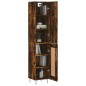 vidaXL Highboard Räuchereiche 34,5x34x180 cm Holzwerkstoff vidaXL Highboard Räuchereiche 34,5x34x180 cm Holzwerkstoff