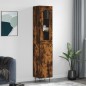 vidaXL Highboard Räuchereiche 34,5x34x180 cm Holzwerkstoff vidaXL Highboard Räuchereiche 34,5x34x180 cm Holzwerkstoff