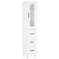 vidaXL Highboard Weiß 34,5x34x180 cm Holzwerkstoff vidaXL Highboard Weiß 34,5x34x180 cm Holzwerkstoff