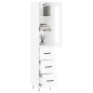 vidaXL Highboard Weiß 34,5x34x180 cm Holzwerkstoff vidaXL Highboard Weiß 34,5x34x180 cm Holzwerkstoff