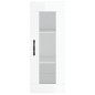 vidaXL Highboard Hochglanz-Weiß 34,5x34x180 cm Holzwerkstoff vidaXL Highboard Hochglanz-Weiß 34,5x34x180 cm Holzwerkstoff