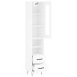 vidaXL Highboard Weiß 34,5x34x180 cm Holzwerkstoff vidaXL Highboard Weiß 34,5x34x180 cm Holzwerkstoff