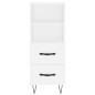 vidaXL Highboard Weiß 34,5x34x180 cm Holzwerkstoff vidaXL Highboard Weiß 34,5x34x180 cm Holzwerkstoff