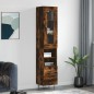 vidaXL Highboard Räuchereiche 34,5x34x180 cm Holzwerkstoff vidaXL Highboard Räuchereiche 34,5x34x180 cm Holzwerkstoff