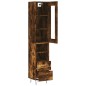 vidaXL Highboard Räuchereiche 34,5x34x180 cm Holzwerkstoff vidaXL Highboard Räuchereiche 34,5x34x180 cm Holzwerkstoff