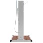 Gartendusche mit Bodenelement WPC Edelstahl Gartendusche mit Bodenelement WPC Edelstahl