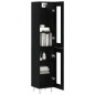 vidaXL Highboard Schwarz 34,5x34x180 cm Holzwerkstoff vidaXL Highboard Schwarz 34,5x34x180 cm Holzwerkstoff