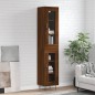 vidaXL Highboard Braun Eichen-Optik 34,5x34x180 cm Holzwerkstoff vidaXL Highboard Braun Eichen-Optik 34,5x34x180 cm Holzwerkstoff