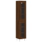 vidaXL Highboard Braun Eichen-Optik 34,5x34x180 cm Holzwerkstoff vidaXL Highboard Braun Eichen-Optik 34,5x34x180 cm Holzwerkstoff