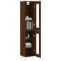 vidaXL Highboard Braun Eichen-Optik 34,5x34x180 cm Holzwerkstoff vidaXL Highboard Braun Eichen-Optik 34,5x34x180 cm Holzwerkstoff
