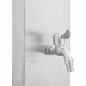 Gartendusche mit Bodenelement WPC Edelstahl Gartendusche mit Bodenelement WPC Edelstahl