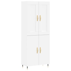 vidaXL Highboard Weiß 69,5x34x180 cm Holzwerkstoff