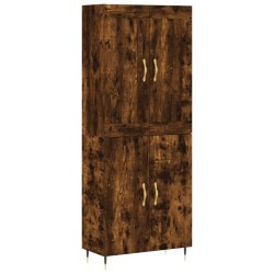 vidaXL Highboard Räuchereiche 69,5x34x180 cm Holzwerkstoff