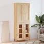 vidaXL Highboard Sonoma-Eiche 69,5x34x180 cm Holzwerkstoff vidaXL Highboard Sonoma-Eiche 69,5x34x180 cm Holzwerkstoff
