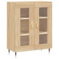 vidaXL Highboard Sonoma-Eiche 69,5x34x180 cm Holzwerkstoff vidaXL Highboard Sonoma-Eiche 69,5x34x180 cm Holzwerkstoff