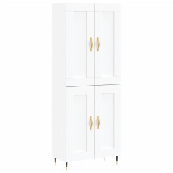vidaXL Highboard Weiß 69,5x34x180 cm Holzwerkstoff