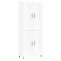 vidaXL Highboard Weiß 69,5x34x180 cm Holzwerkstoff vidaXL Highboard Weiß 69,5x34x180 cm Holzwerkstoff
