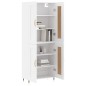 vidaXL Highboard Weiß 69,5x34x180 cm Holzwerkstoff vidaXL Highboard Weiß 69,5x34x180 cm Holzwerkstoff