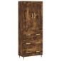 vidaXL Highboard Räuchereiche 69,5x34x180 cm Holzwerkstoff vidaXL Highboard Räuchereiche 69,5x34x180 cm Holzwerkstoff