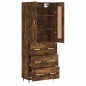 vidaXL Highboard Räuchereiche 69,5x34x180 cm Holzwerkstoff vidaXL Highboard Räuchereiche 69,5x34x180 cm Holzwerkstoff