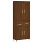 vidaXL Highboard Braun Eichen-Optik 69,5x34x180 cm Holzwerkstoff vidaXL Highboard Braun Eichen-Optik 69,5x34x180 cm Holzwerkstoff