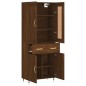 vidaXL Highboard Braun Eichen-Optik 69,5x34x180 cm Holzwerkstoff vidaXL Highboard Braun Eichen-Optik 69,5x34x180 cm Holzwerkstoff