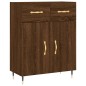 vidaXL Highboard Braun Eichen-Optik 69,5x34x180 cm Holzwerkstoff vidaXL Highboard Braun Eichen-Optik 69,5x34x180 cm Holzwerkstoff