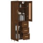 vidaXL Highboard Braun Eichen-Optik 69,5x34x180 cm Holzwerkstoff vidaXL Highboard Braun Eichen-Optik 69,5x34x180 cm Holzwerkstoff