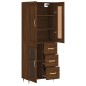 vidaXL Highboard Braun Eichen-Optik 69,5x34x180 cm Holzwerkstoff vidaXL Highboard Braun Eichen-Optik 69,5x34x180 cm Holzwerkstoff