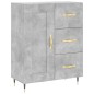 vidaXL Highboard Betongrau 69,5x34x180 cm Holzwerkstoff