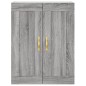 vidaXL Highboard Grau Sonoma 69,5x34x180 cm Holzwerkstoff vidaXL Highboard Grau Sonoma 69,5x34x180 cm Holzwerkstoff