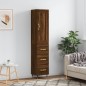 vidaXL Highboard Braun Eichen-Optik 34,5x34x180 cm Holzwerkstoff vidaXL Highboard Braun Eichen-Optik 34,5x34x180 cm Holzwerkstoff