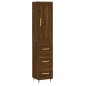 vidaXL Highboard Braun Eichen-Optik 34,5x34x180 cm Holzwerkstoff vidaXL Highboard Braun Eichen-Optik 34,5x34x180 cm Holzwerkstoff