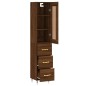vidaXL Highboard Braun Eichen-Optik 34,5x34x180 cm Holzwerkstoff vidaXL Highboard Braun Eichen-Optik 34,5x34x180 cm Holzwerkstoff