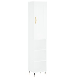 vidaXL Highboard Weiß 34,5x34x180 cm Holzwerkstoff