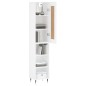 vidaXL Highboard Weiß 34,5x34x180 cm Holzwerkstoff vidaXL Highboard Weiß 34,5x34x180 cm Holzwerkstoff