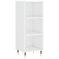 vidaXL Highboard Hochglanz-Weiß 34,5x34x180 cm Holzwerkstoff vidaXL Highboard Hochglanz-Weiß 34,5x34x180 cm Holzwerkstoff