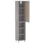 vidaXL Highboard Grau Sonoma 34,5x34x180 cm Holzwerkstoff vidaXL Highboard Grau Sonoma 34,5x34x180 cm Holzwerkstoff