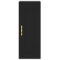 vidaXL Highboard Schwarz 34,5x34x180 cm Holzwerkstoff vidaXL Highboard Schwarz 34,5x34x180 cm Holzwerkstoff