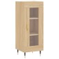 vidaXL Highboard Sonoma-Eiche 34,5x34x180 cm Holzwerkstoff vidaXL Highboard Sonoma-Eiche 34,5x34x180 cm Holzwerkstoff