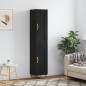 vidaXL Highboard Schwarz 34,5x34x180 cm Holzwerkstoff vidaXL Highboard Schwarz 34,5x34x180 cm Holzwerkstoff